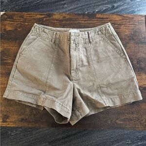Universal Thread Women's High-Rise Utility Shorts in Khaki